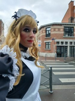 public sissy maid walk