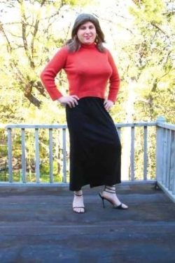 Andrea, feminized, outed transsexual