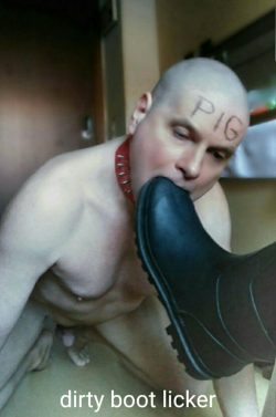 bdsm boot fetish male slave