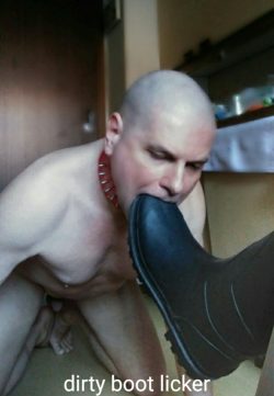 bdsm boot fetish male slave