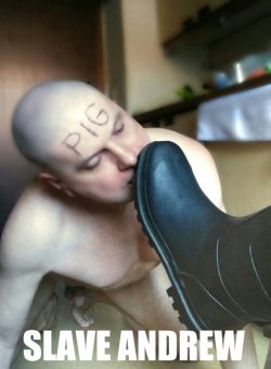 bdsm boot fetish male slave andrew