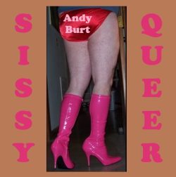 Andy Burt in Red Satin Panties