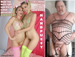 Daddyfuckpig loves handpussy
