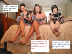 Tiny Dick Loser Ignored by 3 Women