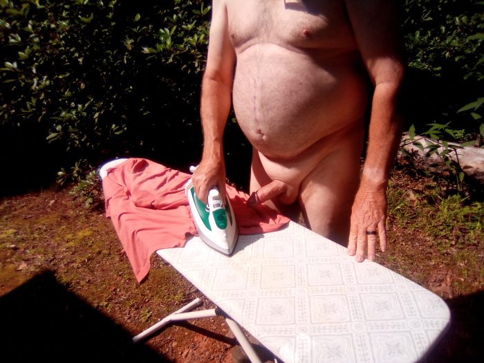 I like to iron naked