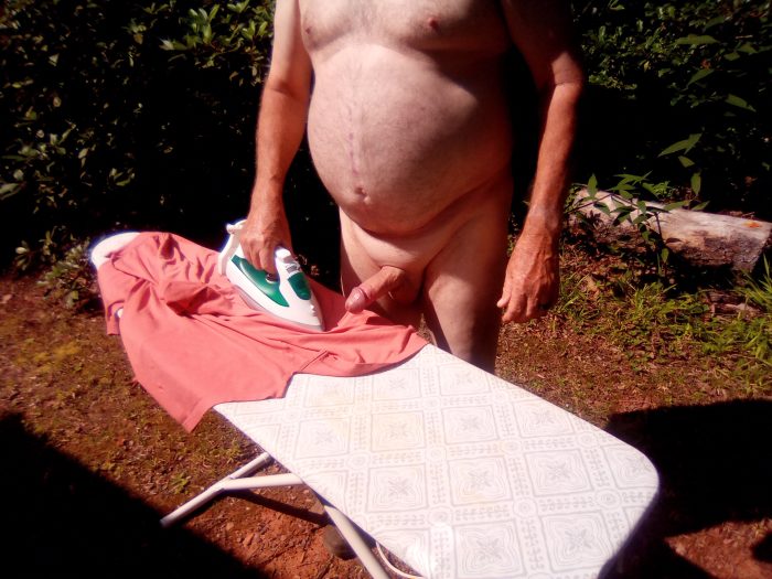 I like to iron naked