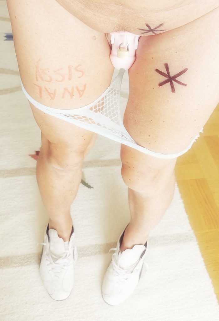 Anal public sissy slut, repin please, 😎