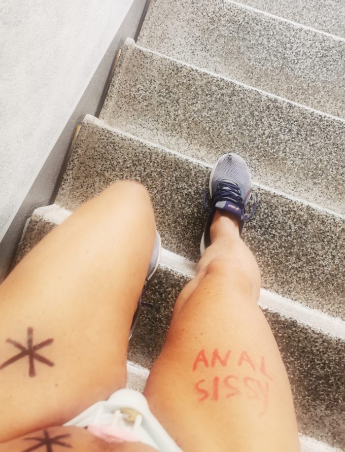 Anal public sissy slut, repin please, 😎