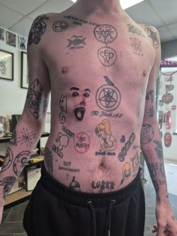 Small dick loser tattoos just done