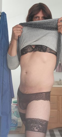 New dress for sissy faggot Chris Heflin