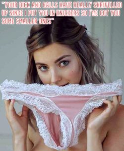 Had to Get Sissy Husband Smaller Panties