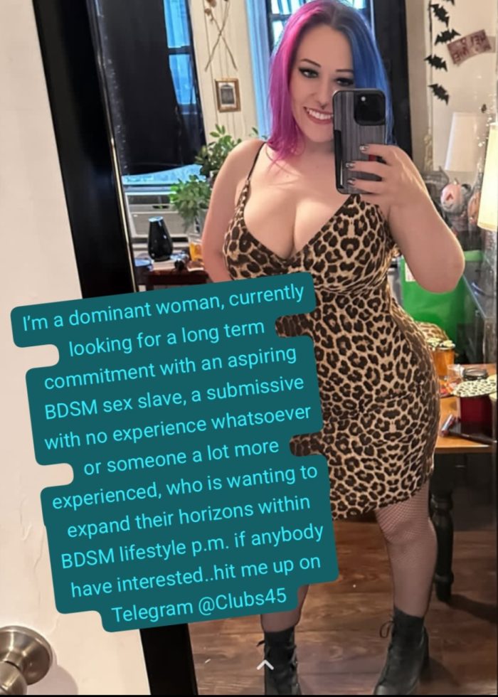 I’m seeking for loyal submissive slave and sissy