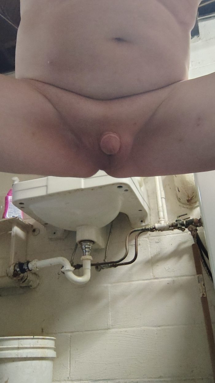 My pathetic tiny bald dick