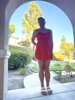 Such a short little dress!