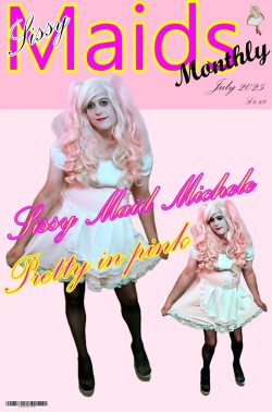 Sissy Maid Michele. Pretty in pink