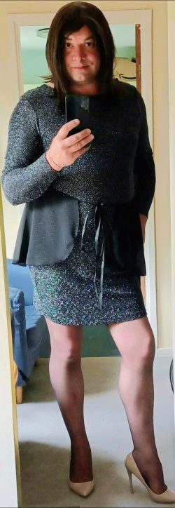 Sissy matron takes a selfie…