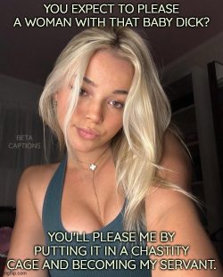 Put Your Dick in Chastity and Become a Servant