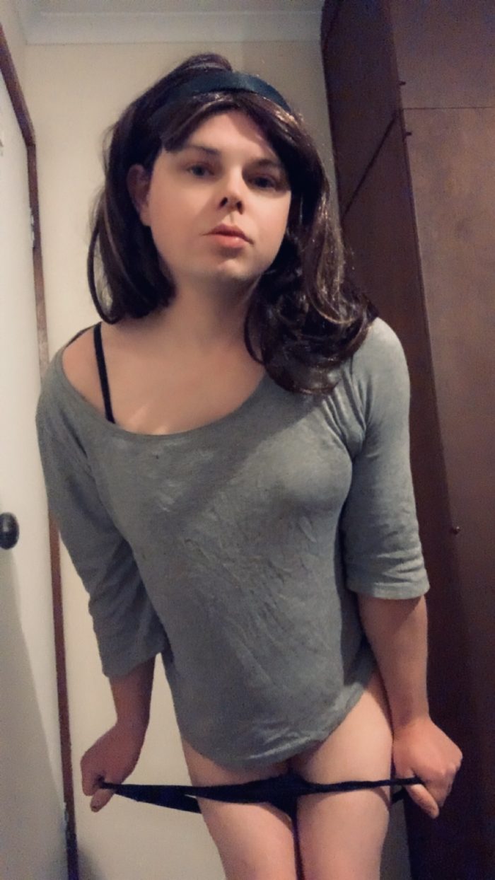 Sissy Lauren strips naked exposed and vulnerable