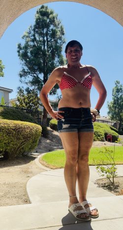 Short shorts Sissy Saturday