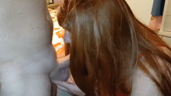 David Reith sissy aka Angelcloversissy sucking cock