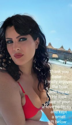 Hotwife Maria spent amazing moments with her ex boyfriend on the boat last weekend