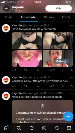 SISSY FAGGOT JOJO JOOP