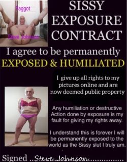 sissy faggot steve Johnson contracted