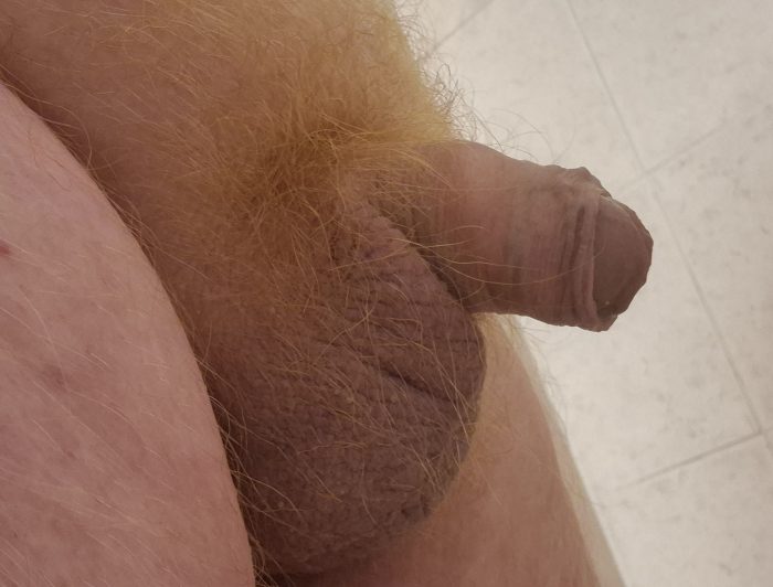 My small hard penis