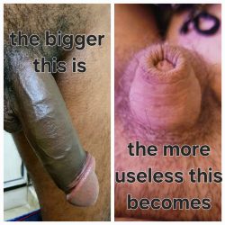 A reminder to my sissy faggot husband that this is why he sucks cock rather than getting sucked 🥰