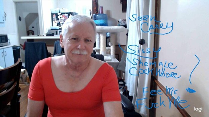 Sissy Fag shemale Sean Carey SEANETTE CAREY