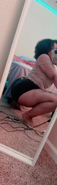 Black BBW Talks Dirty to You on Webcam