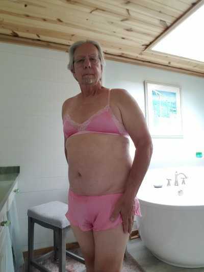 Sissy Markie Cotton in drwg and linferie. Being a natural sissy boi