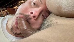 Interracial Blowjob After Drinking