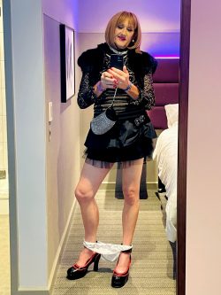 Andrew has his knickers down
