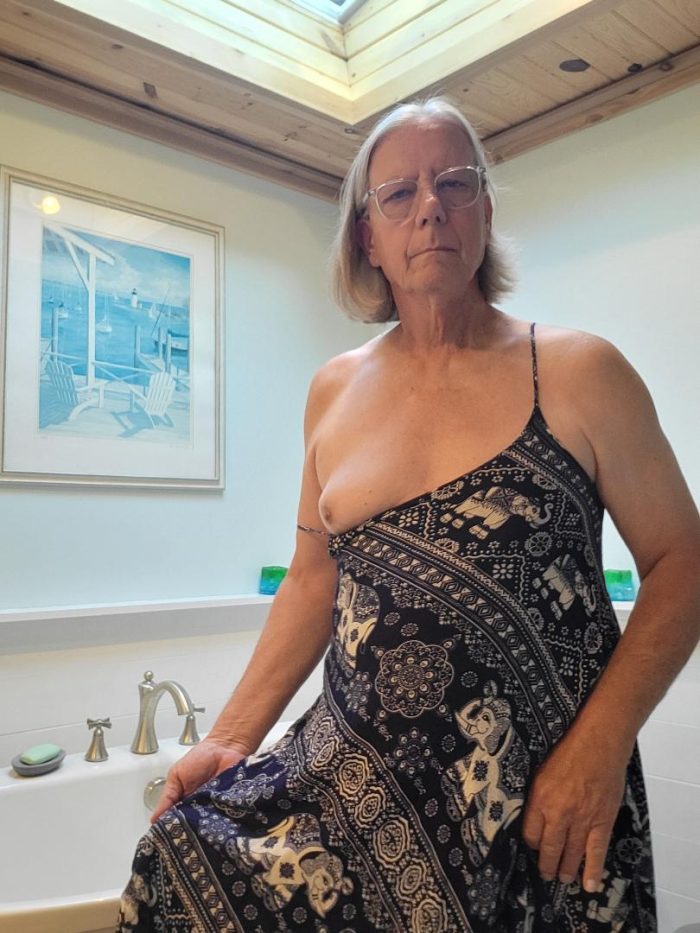 Sissy Markie Cotton in drwg and linferie. Being a natural sissy boi
