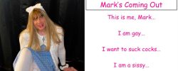 Celebrate Mark Coming Out as a Cock Sucking Sissy