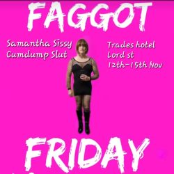 Cumdump Sissy wants cocks to unload in her